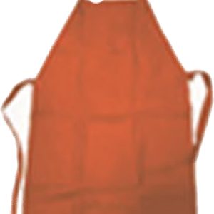 Delantal de Cuero Partido para Soldador, color naranja
