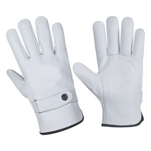 Guante de Cuero (piel de oveja, puño velcro)